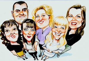 Wedding Caricaturist South Wales