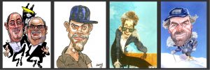 Caricatures South Wales